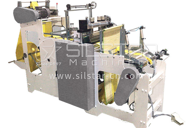 Semi-automatic star seal perforated bag on roll making machine(single line) 