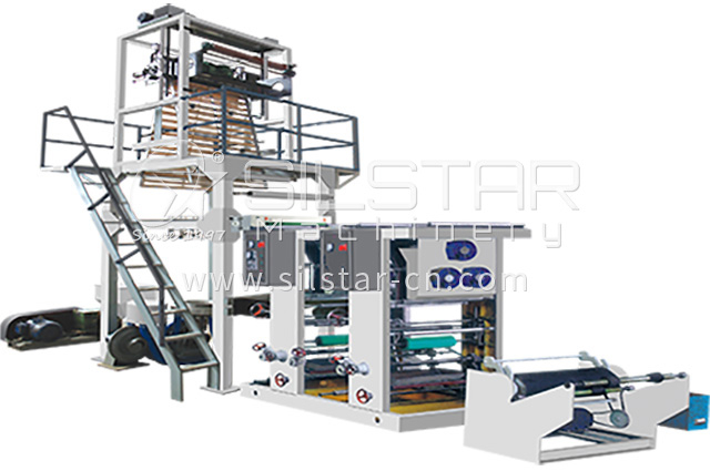 Two color in-line printing machine