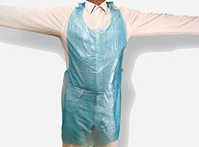  plastic apron on roll