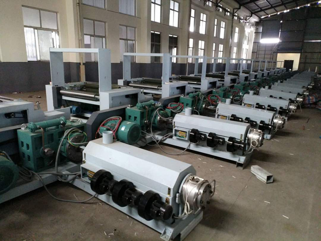Twin head film blowing machine