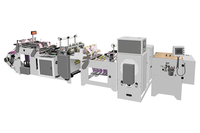 High speed star seal perforated garbage bag on roll making machine
