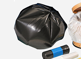  star seal t-shirt garbage bag