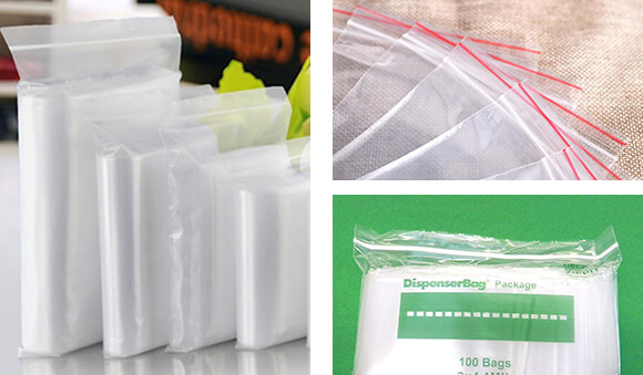 Plastic self-sealing bag