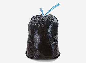 drawstring bag on roll
