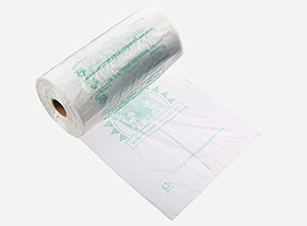 supermarket bag on roll