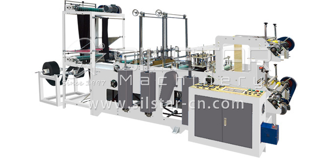 Semi-automatic star seal perforated bag on roll making machine