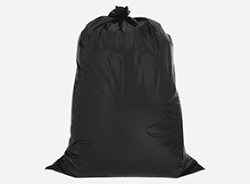 double fold garbage bag on roll