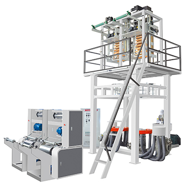 6-1-2 One layer twin head blown film machine 640x360