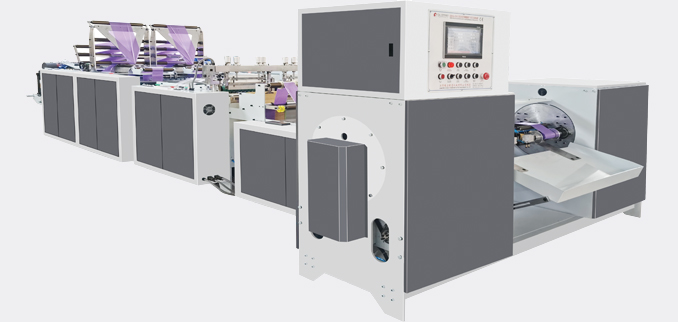high speed star seal garbage bag making machine