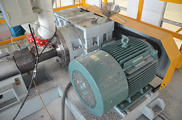 main motor and gearbox
