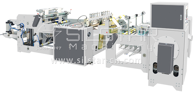 1-1-1 High speed star seal perforated garbage bag on roll making machine 678322