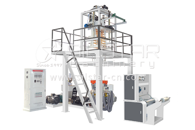 6-1-1 One layer single head blown film machine 640x425