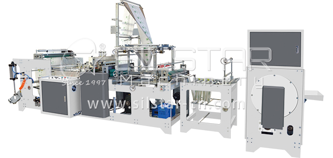 1-1-4 Double fold perforated bottom seal bag on roll making machine678322