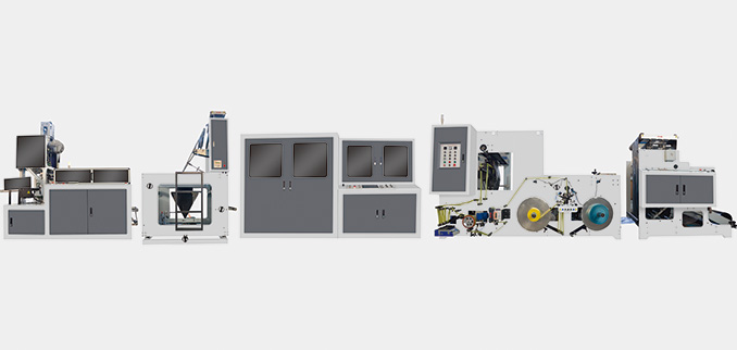 High speed interleave draw string bag on roll making machine-678322